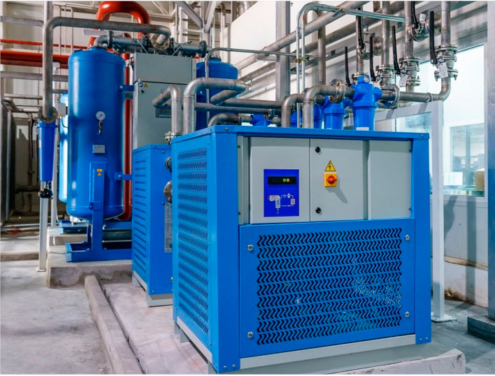 Compressed Air Dryer for Air Systems Dehumidification